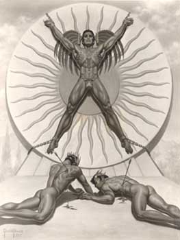 Quaintance, Aztec sacrifice, 1952