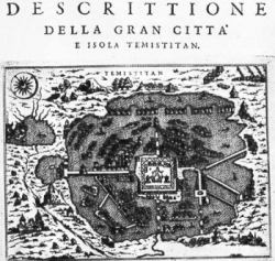 Temistitan nell'atlante di Procacchi