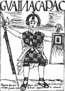 Huaynacpac, undicesimo imperatore incaico. Arte indigena post-Conquista
