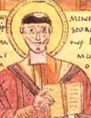 Paolo Diacono in una miniatura del sec. XI.