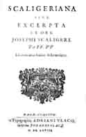 Frontespizio della Scaligeriana.