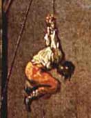 Dettaglio da - Alessandro Magnasco (1667-1749), Interrogatorio dell'Inquisizione