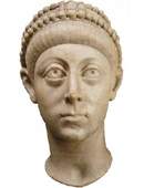 L'imperatore Arcadio [ca. 395-400]. Museo di Istanbul.