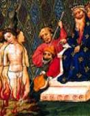 Scena medievale di rogo