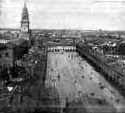 La celebre piazza sforzesca di Vigevano