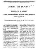 La proposta di legge, riproposta nel 1963. Fare clic per ingrandire (110 Kb).