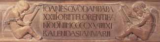 Lapide della tomba di Giovanni XXIII