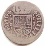 Real spagnolo d'argento del 1721