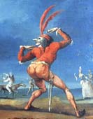 Scena di commedia, sec. XVIII