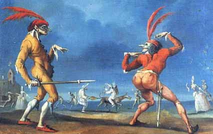 Anonimo (sec. XVIII) - Capitan Babbeo e Cucuba
