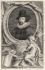 Francis Bacon in un'incisione coeva.