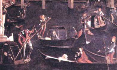Il Canal Grande di Venezia, in un quadro del Carpaccio del 1496