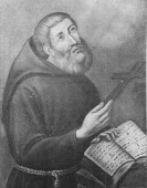 Un frate cappuccino, sec. XVII.