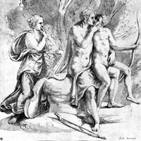 Apollo bacia Ciparisso